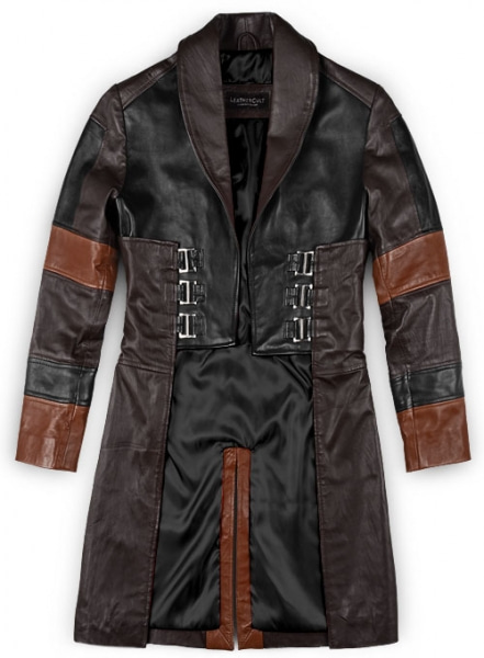 Zoe Saldana Guardians of the Galaxy Vol 2 Leather Coat