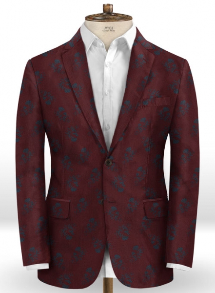 Paole Wine Wool Suit