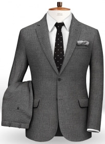 Pinhead Wool Gray Suit