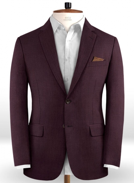 Reda Wine Pure Wool Suit