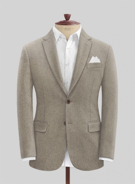 Light Weight Light Brown Tweed Suit