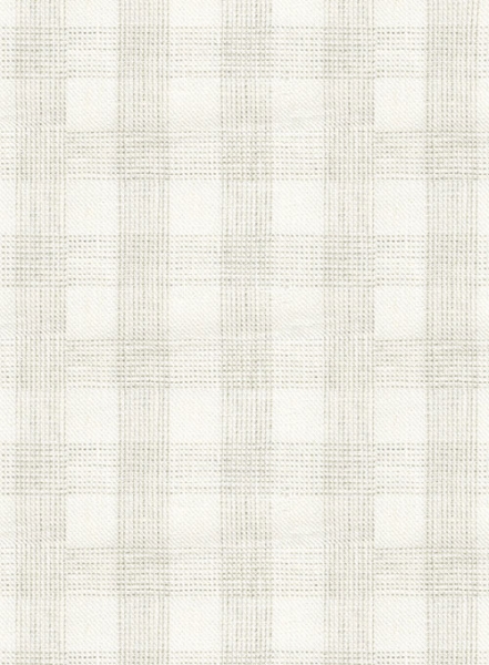 Italian Linen Lemeo Ivory Glen Checks Suit