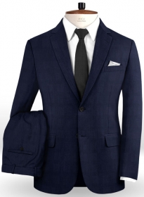 Napolean Charles Blue Wool Suit