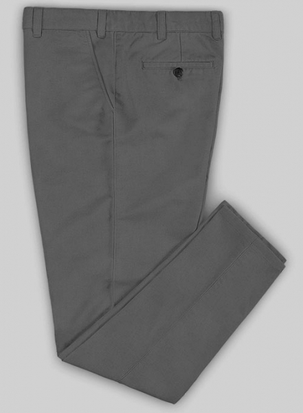 Stretch Summer Gray Chino Pants