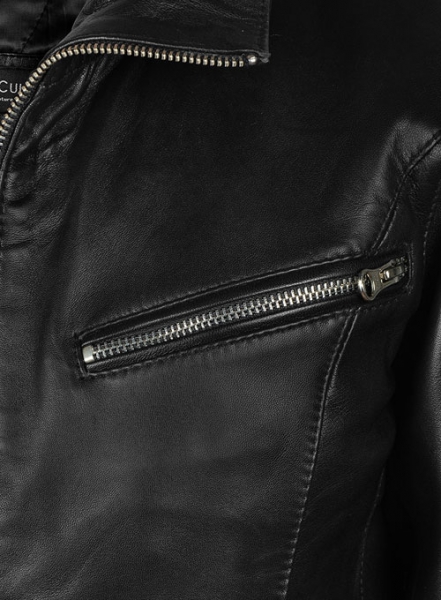 Thick Black Rachel G I Joe The Rise of Cobra Leather Jacket