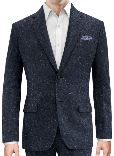 Haute Blue Flecks Donegal Tweed Suit