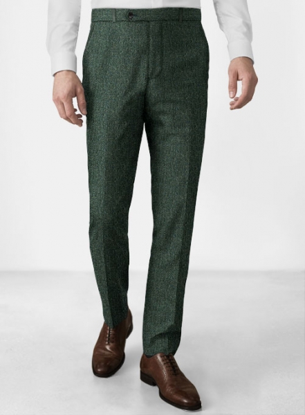 Haberdasher Green Tweed Pants