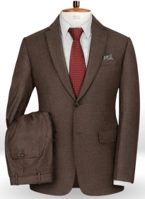 Brown Flannel Wool Suit - Special Offer