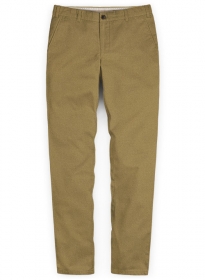 Tan Peach Finish Chinos