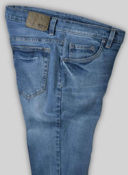 Pussy Cat Stone Wash Whisker Stretch Jeans