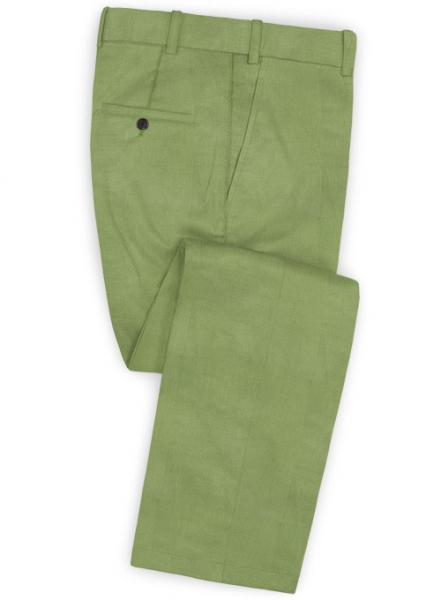 Sea Green Cotton Stretch Suit