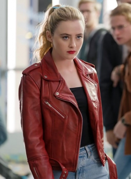 Kathryn Newton Freaky Leather Jacket