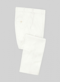 Ivory Wool Pants
