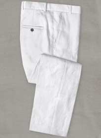 Solbiati White Linen Pants