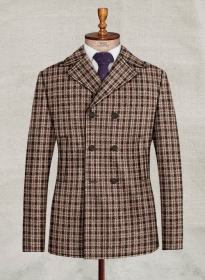 Dorset Checks Tweed Pea Coat