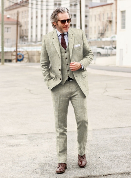 Solbiati Barn Linen Suit