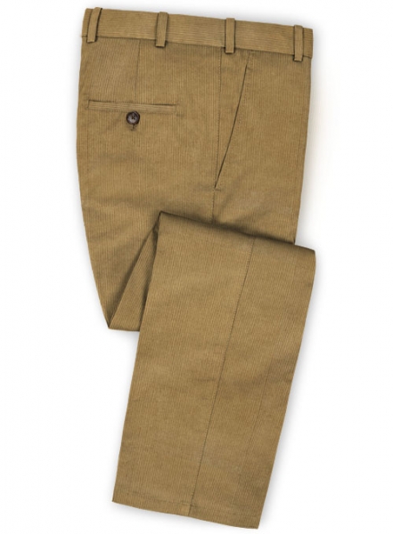 Camel Corduroy Pants