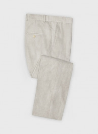 Pure Barn Beige Linen Pants