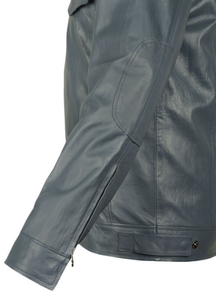 Soft Sherpa Gray Washed & Wax Shia Labouf Transformers 3 Jacket