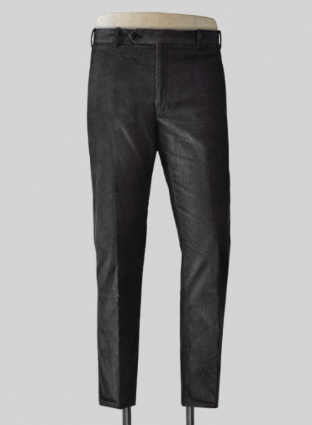 Dark Gray Stretch Corduroy Suit