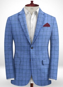 Italian Linen Lapis Blue Jacket