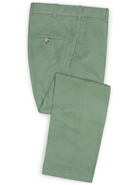 Stretch Summer Weight Spring Green Chino Pants