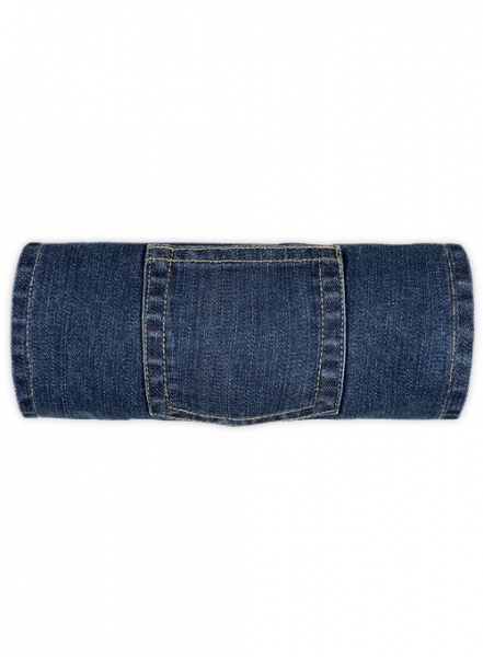 Wangle Blue Stone Wash Stretch Jeans