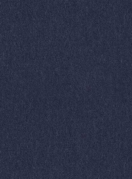 Indigo Blue Highland Flannel Wool Trousers