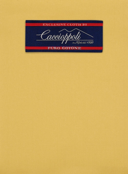 Caccioppoli Cotton Gabardine Yellow Jacket