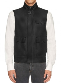 Leather Vest # 341