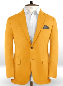 Scabal Bright Orange Wool Jacket