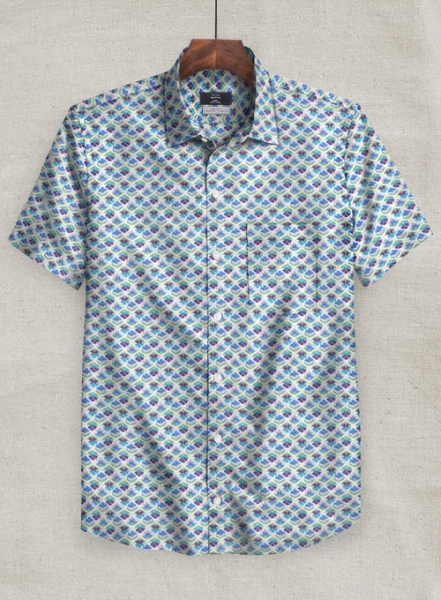 Liberty Purin Cotton Shirt - Half Sleeves