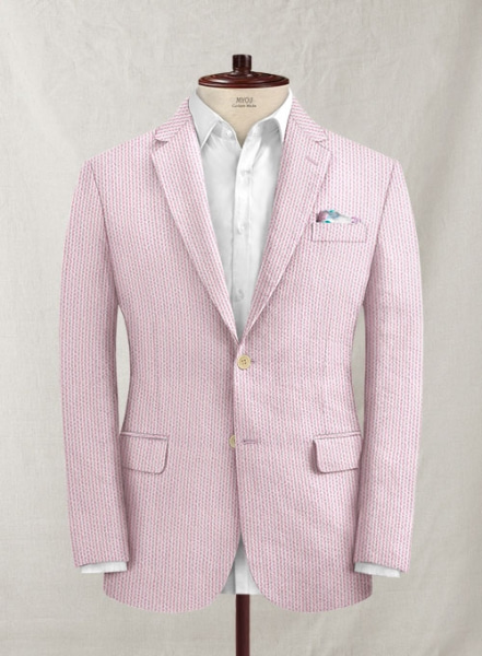 Solbiati Pink Seersucker Suit