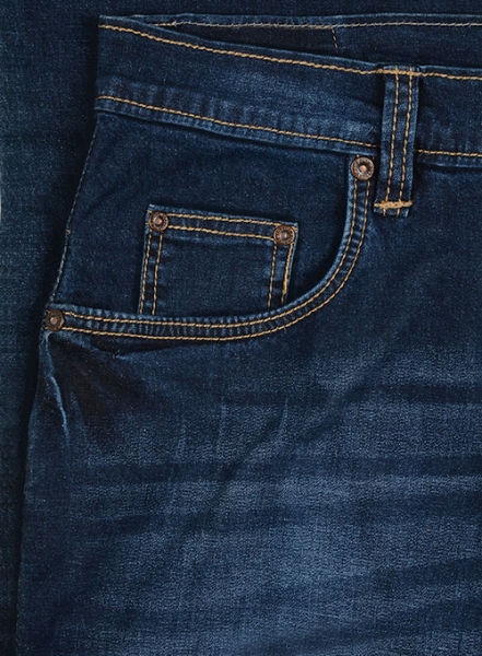 Titus Blue Indigo Wash Whisker Stretch Jeans