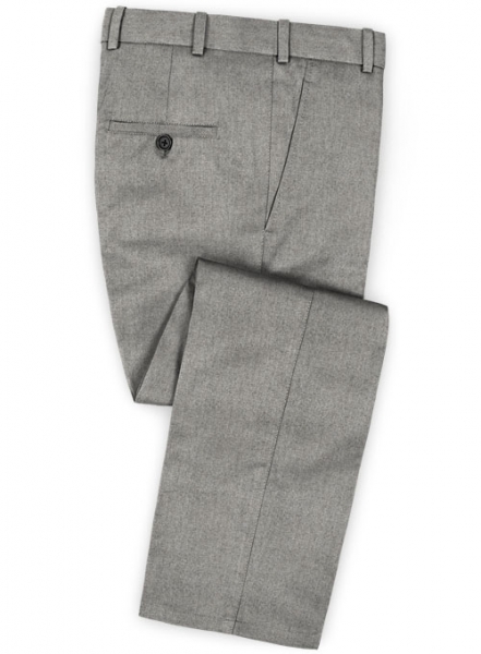 Reda Haze Gray Pure Wool Pants