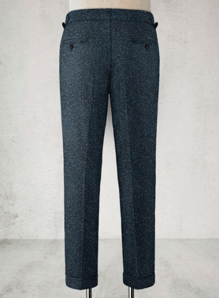 Robin Blue Flecks Donegal Highland Tweed Trousers