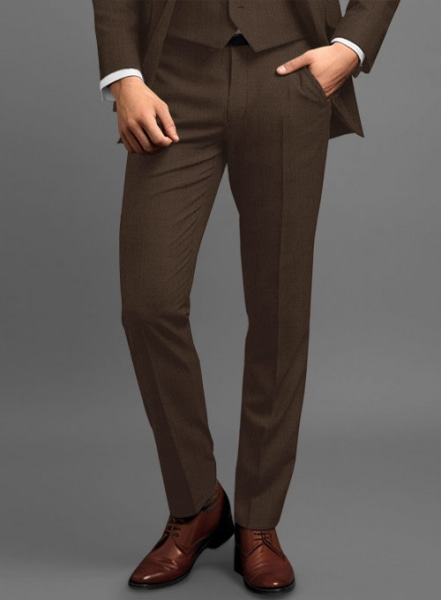 Scabal Brown Wool Suit