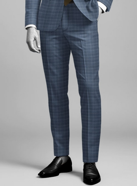 Napolean Tonia Blue Wool Suit