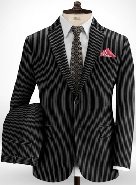 Cotton Aloisi Black Suit