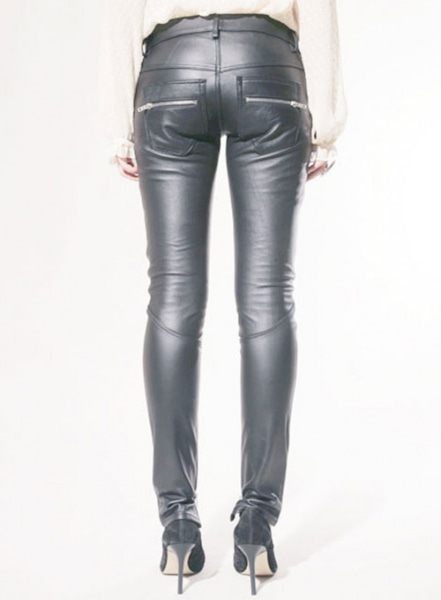 Leather Biker Jeans - Style #506