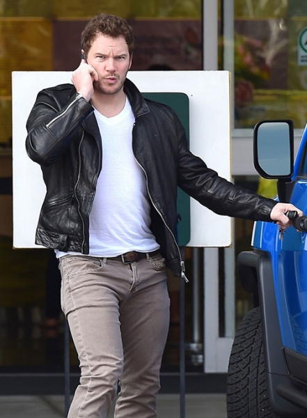 Chris Pratt Leather Jacket #2