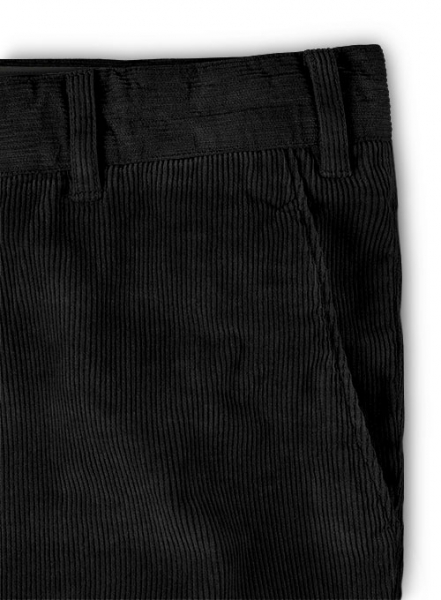 Black Corduroy Trousers - 11 Wales