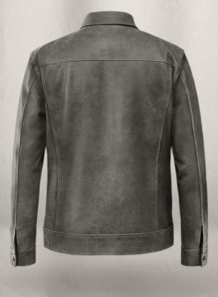 Vintage Dirty Gray Daniel Radcliffe Harry Potter Leather Jacket