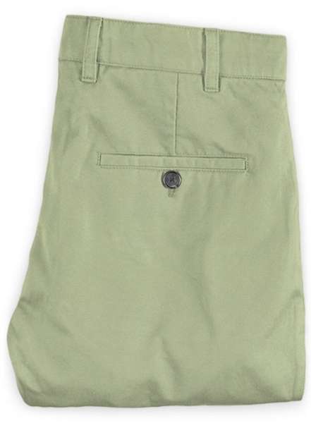 Stretch Summer Weight River Green Chino Pants