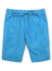 Poplene Royal Blue Light Weight Shorts