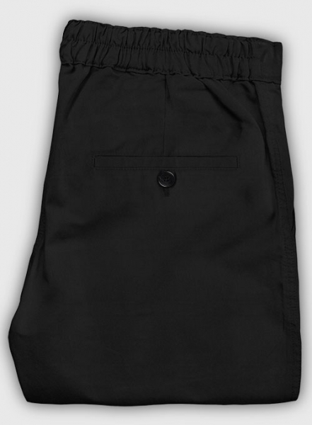 Lounge Style Summer Weight Black Chinos