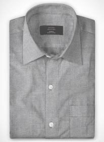 Cotton Herringbone Veni Shirt - Full Sleeves