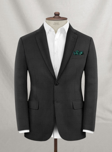 Prince Wool Charcoal Suit