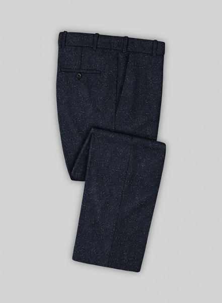 Blue Flecks Donegal Tweed Pants