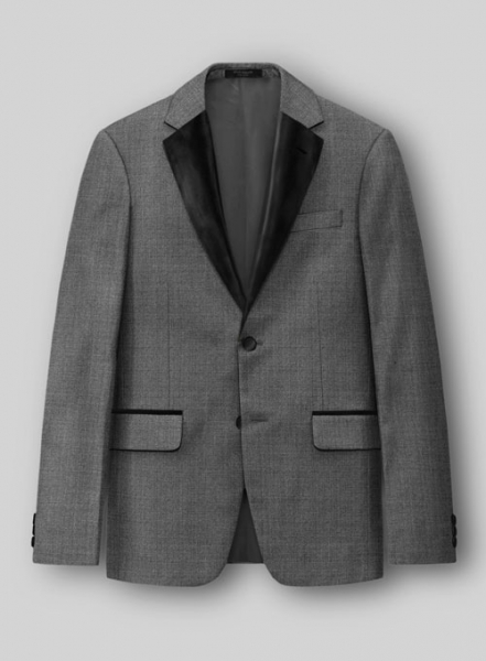 Napolean Gray Wool Tuxedo Jacket